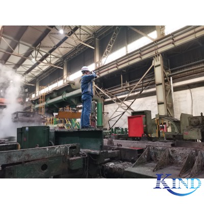 鋼廠鋼板紅外測(cè)溫演示-R500 Pro機(jī)型拍攝